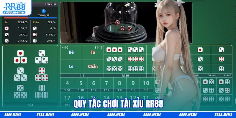 Quy tắc chơi Tài Xỉu RR88