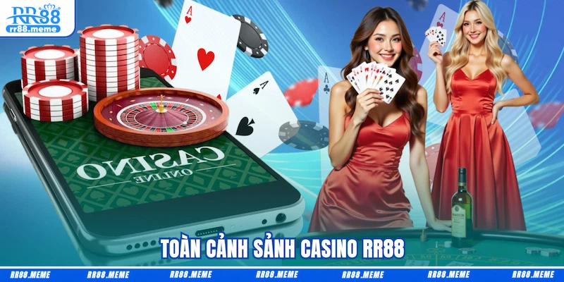 Toàn cảnh sảnh Casino RR88